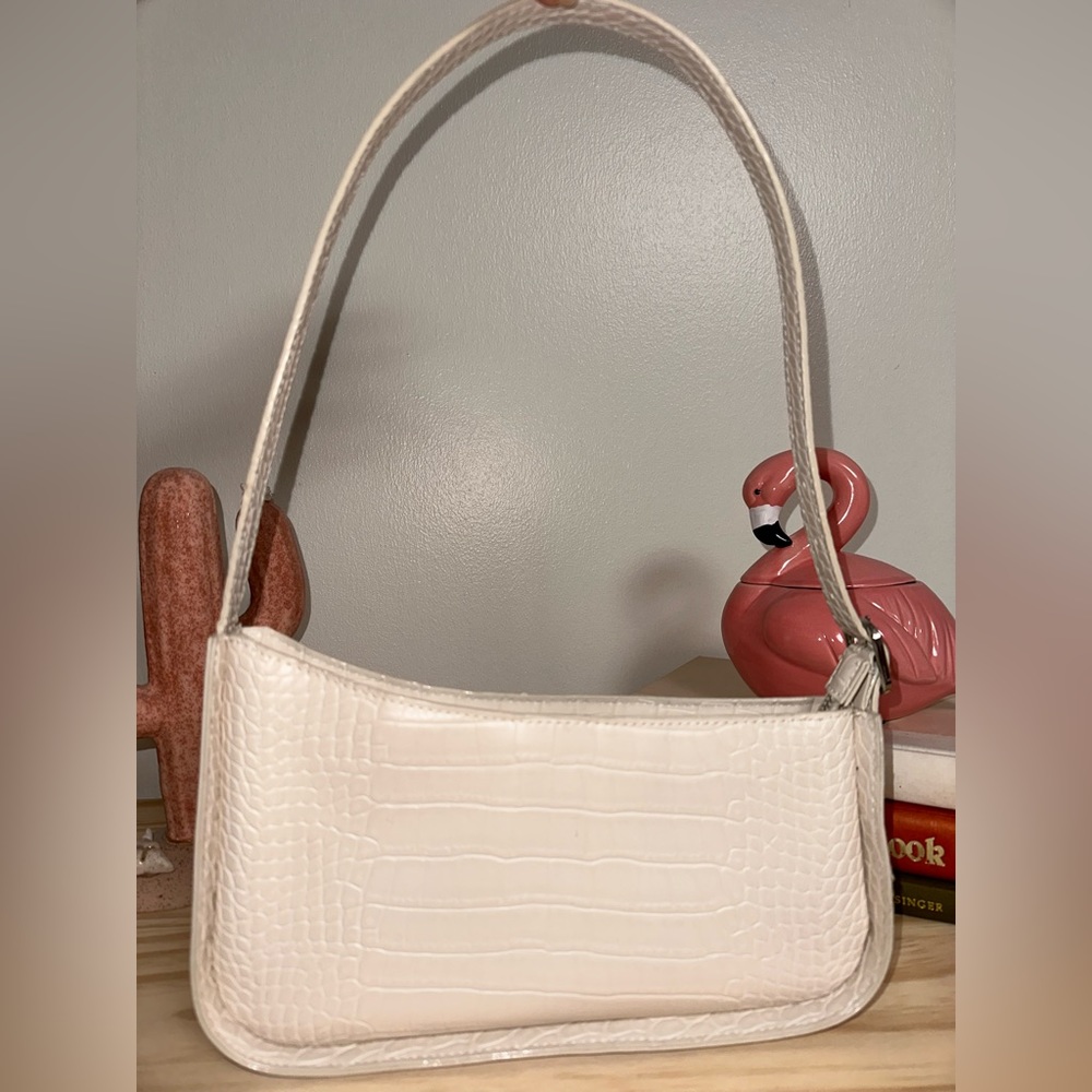 A New Day Ivory Shoulder Handbag